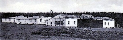 Unterkunftsgebäude auf dem "Stegskopf"