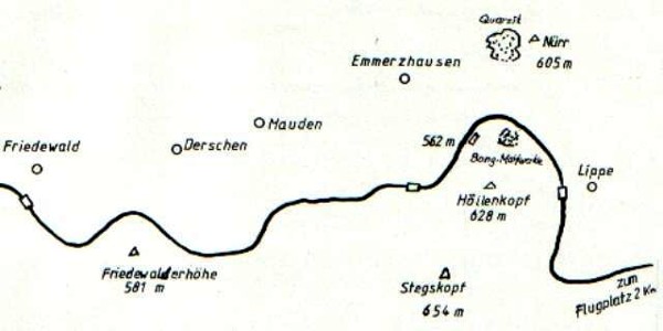 Bahnlinie der Westerwaldbahn