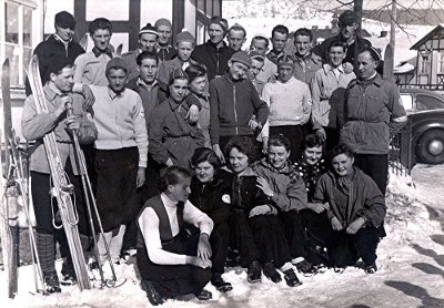 Der neu gegründete Skiverein von Emmerzhausen